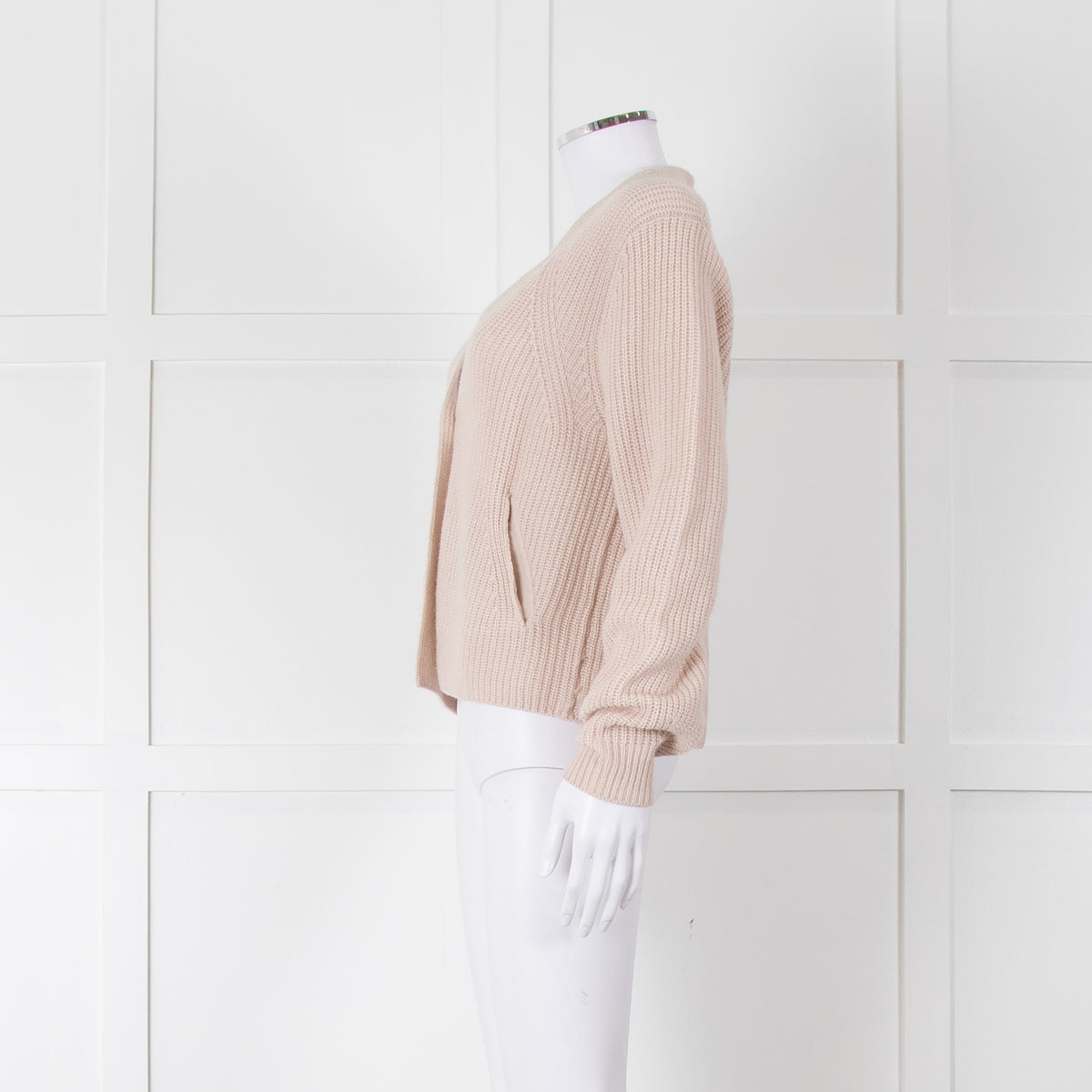 Herzen's Angelegenheit Nude Cable Short Cardigan