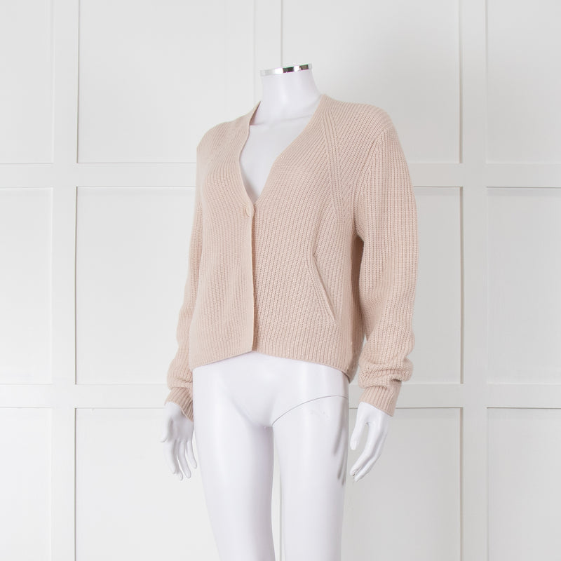 Herzen's Angelegenheit Nude Cable Short Cardigan