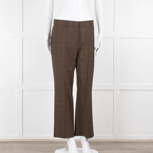 Paul Smith Brown and Blue Check Suit Trousers