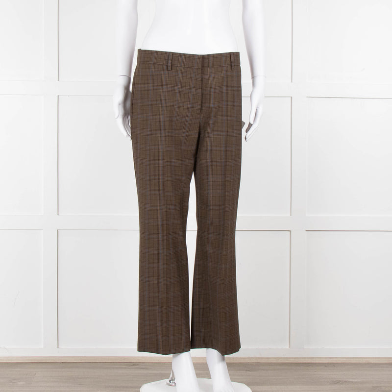 Paul Smith Brown and Blue Check Suit Trousers