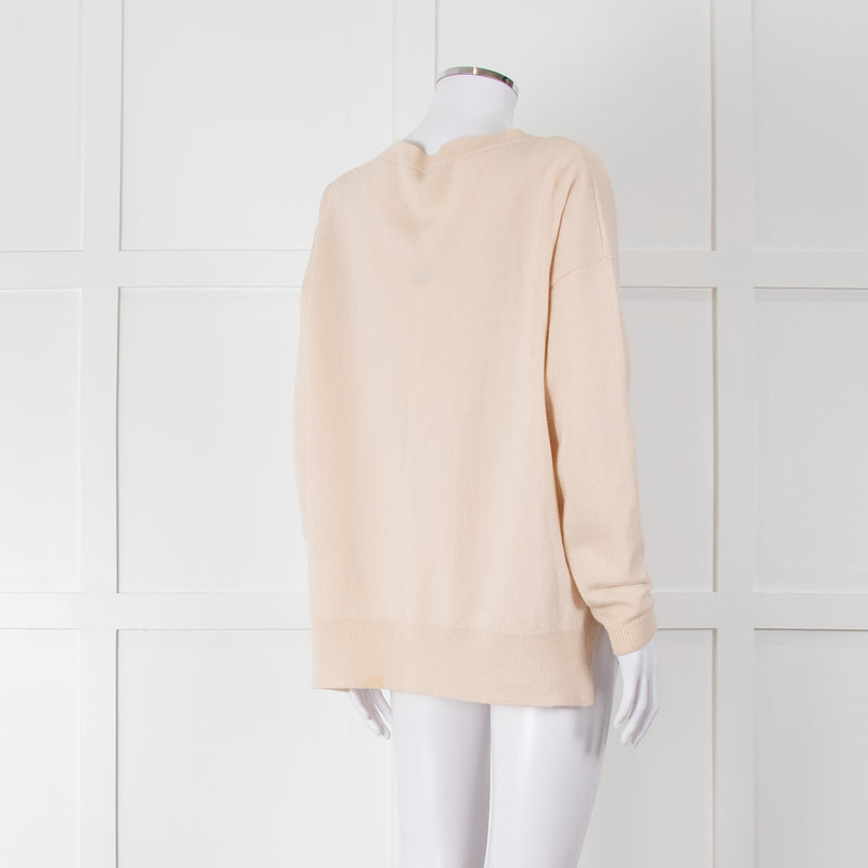 Riani Cream V Neck Jumper