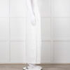 Cult Gaia White Linen Elasticated Waist Trousers