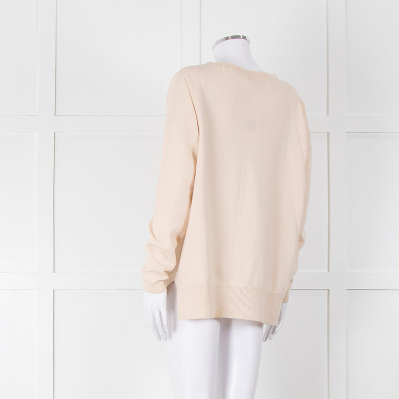 Riani Cream V Neck Jumper
