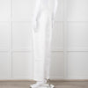 Cult Gaia White Linen Elasticated Waist Trousers
