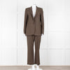 Paul Smith Brown and Blue Check Suit Trousers