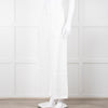Cult Gaia White Linen Elasticated Waist Trousers