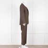 Paul Smith Brown and Blue Check Suit Trousers