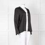 Jacquemus Black Satin Le Notte Blouse