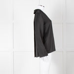Jacquemus Black Satin Le Notte Blouse