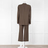 Paul Smith Brown and Blue Check Suit Trousers