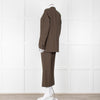 Paul Smith Brown and Blue Check Suit Trousers