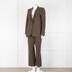 Paul Smith Brown and Blue Check Suit Trousers