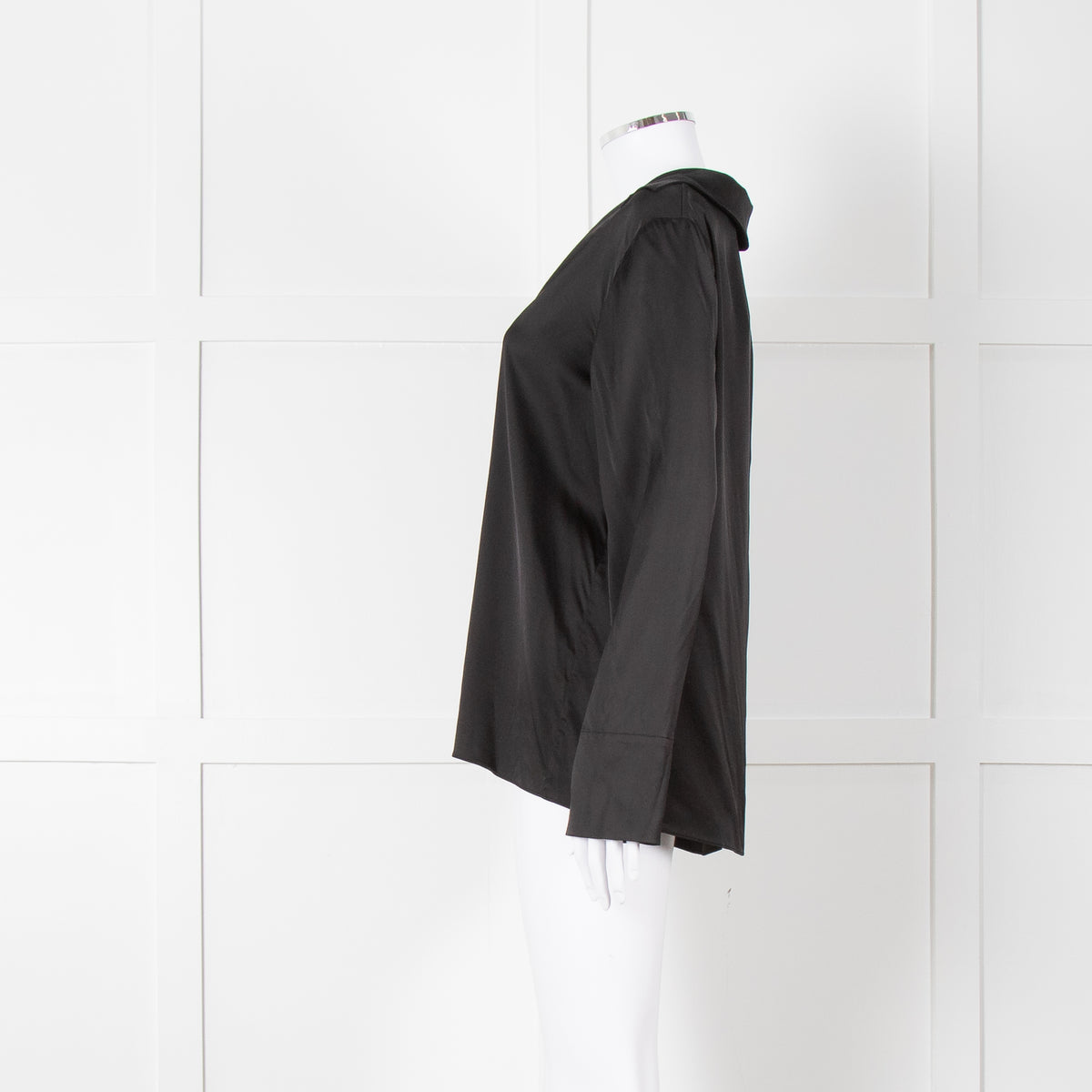 Jacquemus Black Satin Le Notte Blouse