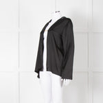 Jacquemus Black Satin Le Notte Blouse