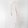 360 Cashmere Cream Long Line Ribbed Cardigan
