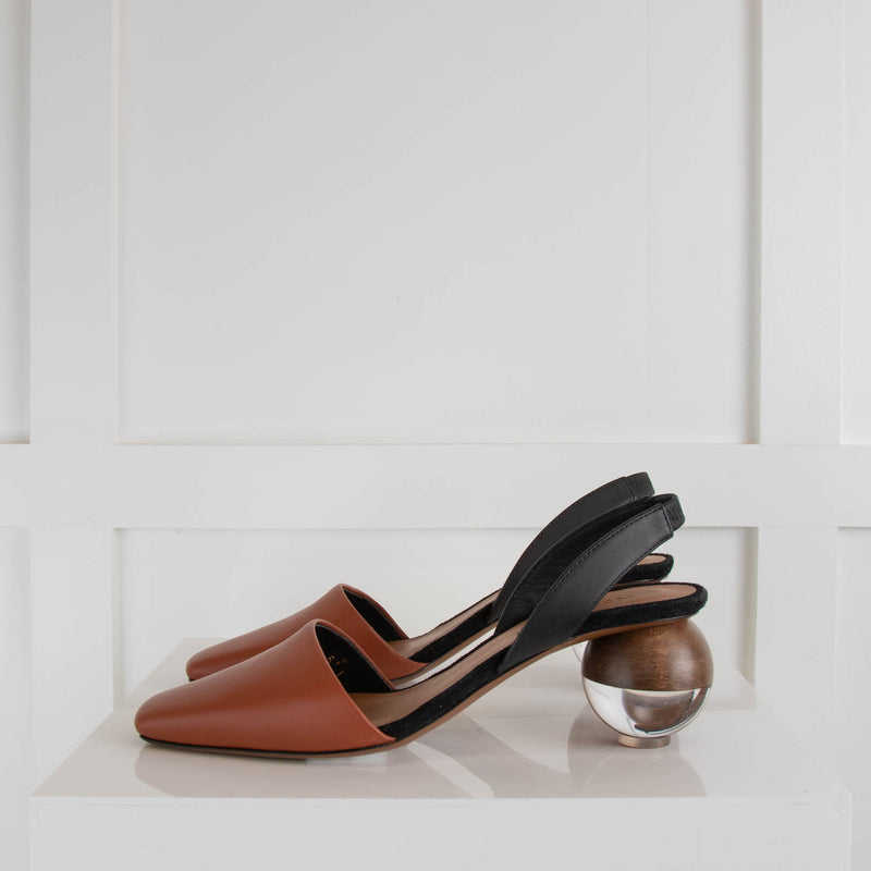 Neous Square Toe Sling Back