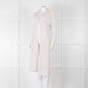 360 Cashmere Cream Long Line Ribbed Cardigan