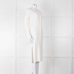 360 Cashmere Cream Long Cardigan With Buttons