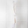 360 Cashmere Cream Long Cardigan With Buttons