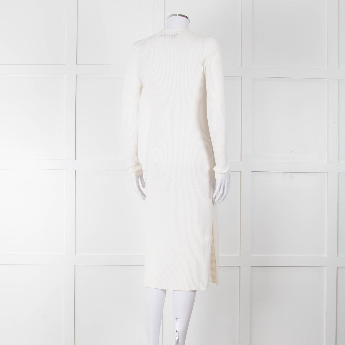 360 Cashmere Cream Long Cardigan With Buttons