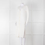 360 Cashmere Cream Long Cardigan With Buttons