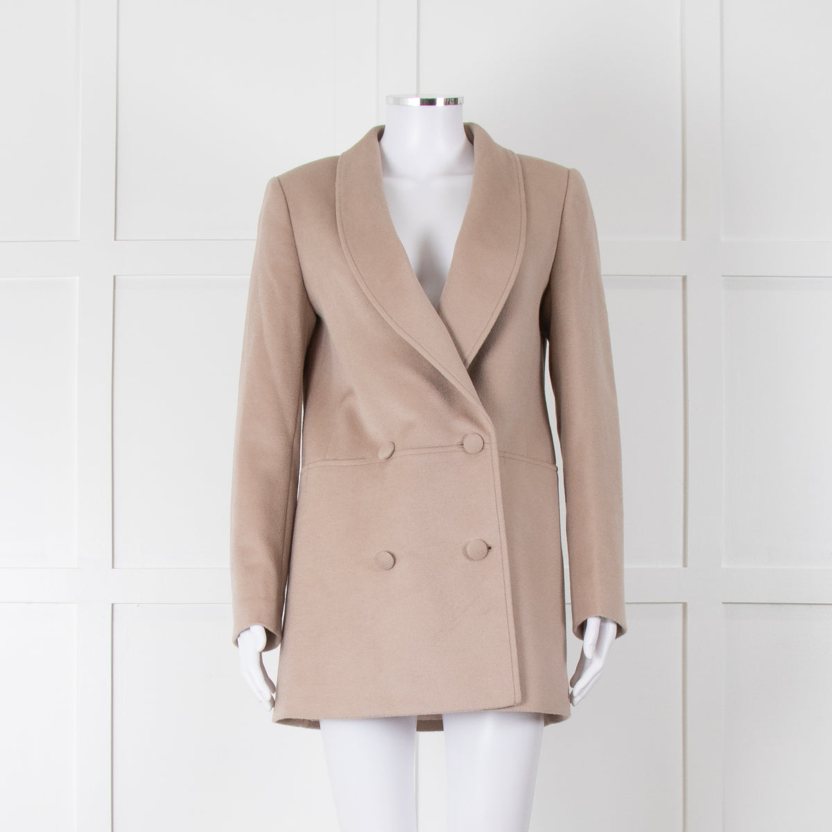 CABLE Melbourne Bjorn Beige Wool Coat
