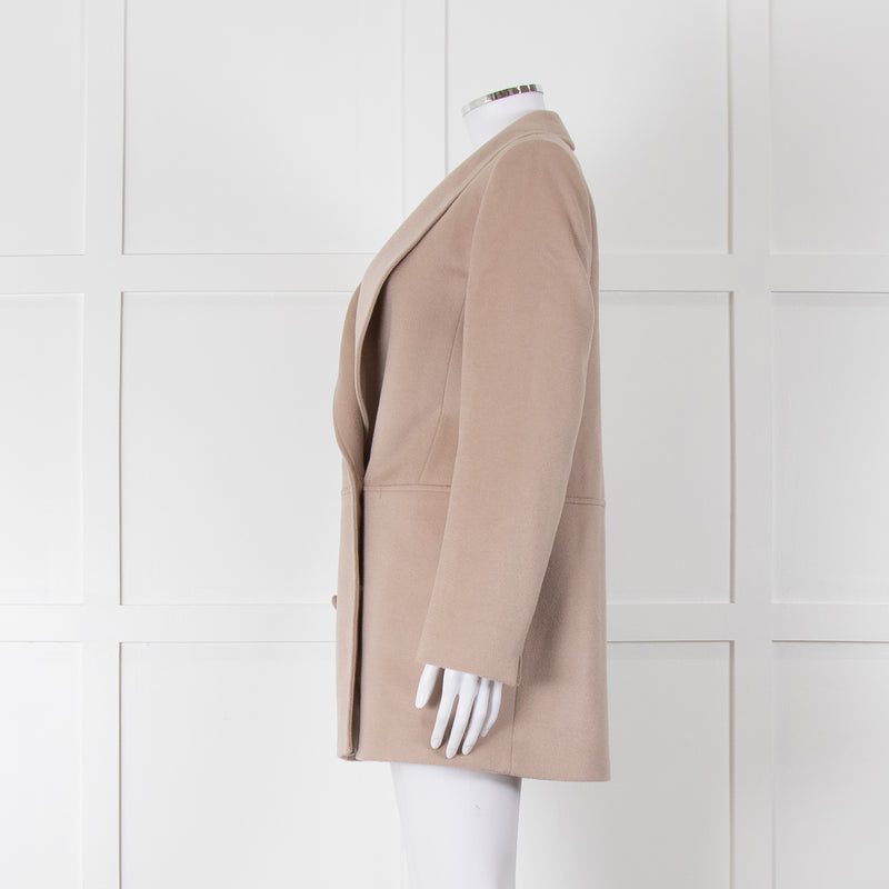 CABLE Melbourne Bjorn Beige Wool Coat