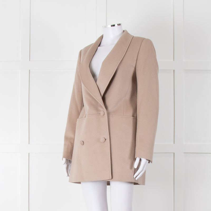 CABLE Melbourne Bjorn Beige Wool Coat
