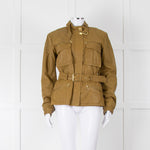 Mulberry Green Leather Jacket