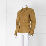 Mulberry Green Leather Jacket