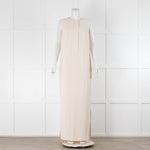 Iris & Ink Cream 3/4 Button Maxi Dress