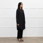 Eileen Fisher Dark Grey Long Cardigan