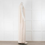 Iris & Ink Cream 3/4 Button Maxi Dress