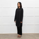 Eileen Fisher Dark Grey Long Cardigan
