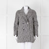 A.P.C Michelle  Black & White Fleck Short Coat