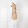 Burberry Beige Belted  Short Trench Coat