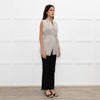 N.Peal Grey Cashmere Sleeveless Gilet