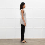 N.Peal Grey Cashmere Sleeveless Gilet