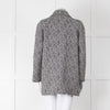 A.P.C Michelle  Black & White Fleck Short Coat