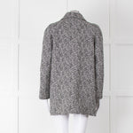 A.P.C Michelle  Black & White Fleck Short Coat