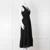 Iris Black Broderie Anglaise Sleeveless Maxi Dress