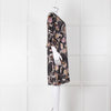 Joyce & Girls Black Multi Pattern Silk Dress