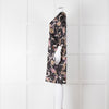 Joyce & Girls Black Multi Pattern Silk Dress