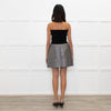Miu Miu Grey Silver Tweed Mini Skirt