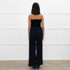 Paige Blue Wide Leg Denim Trousers