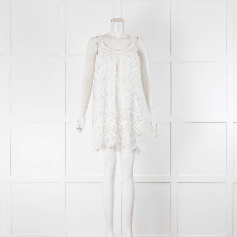 Melissa Odabash White Lace Cover Up