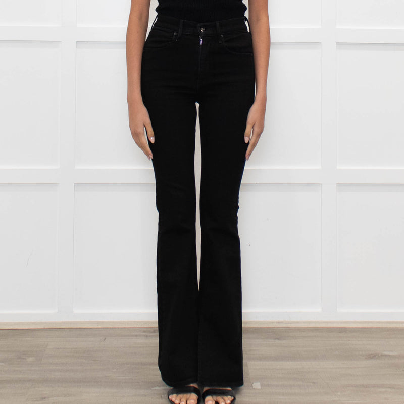 Rag & Bone Black Flared Jeans