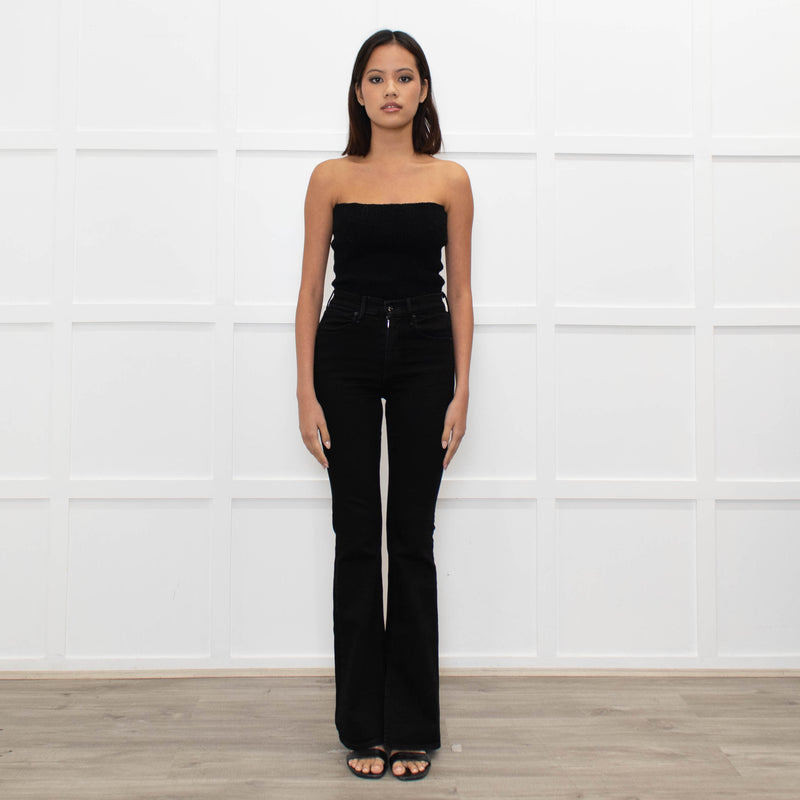 Rag & Bone Black Flared Jeans