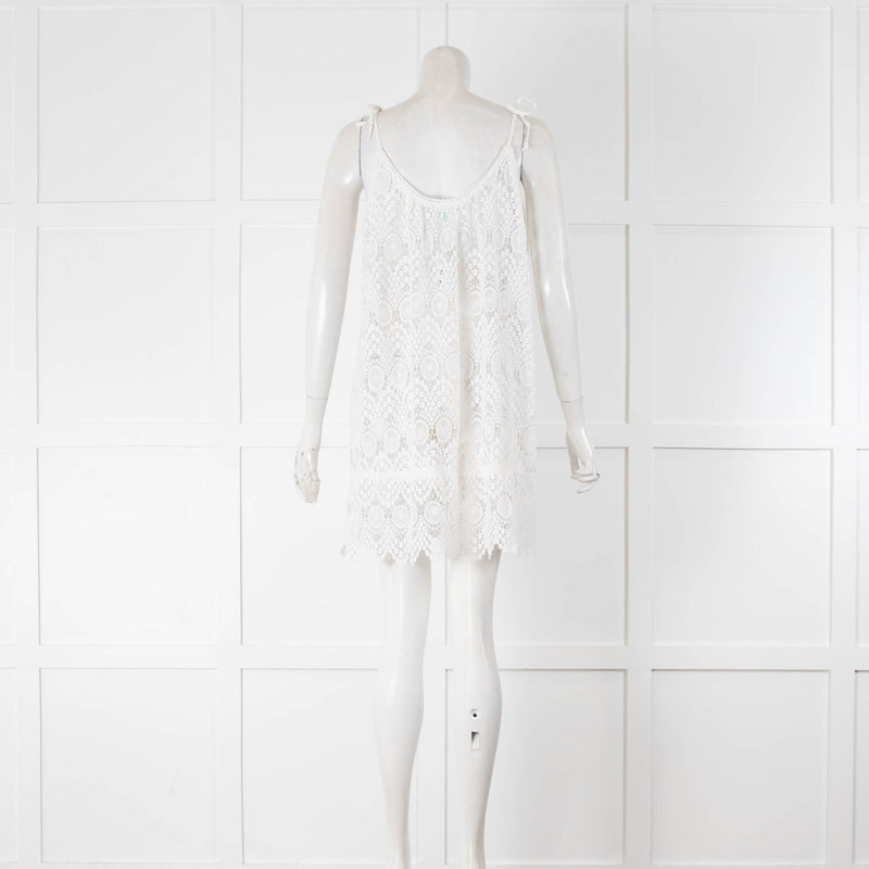 Melissa Odabash White Lace Cover Up