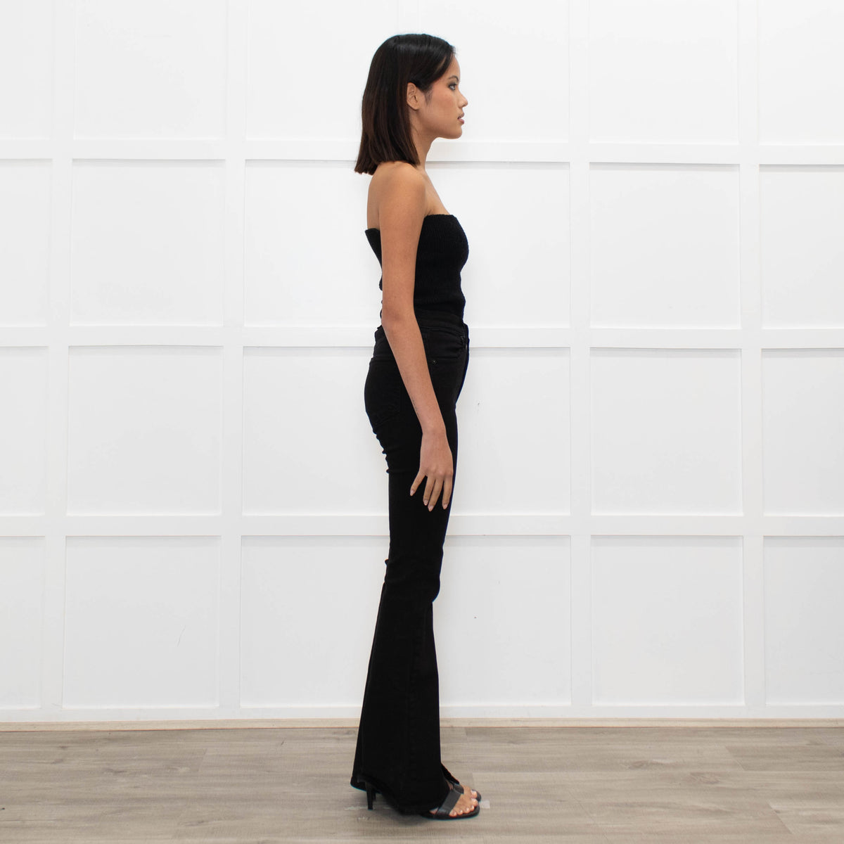 Rag & Bone Black Flared Jeans